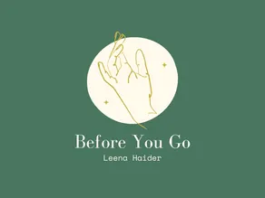 Before You Go